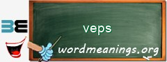 WordMeaning blackboard for veps